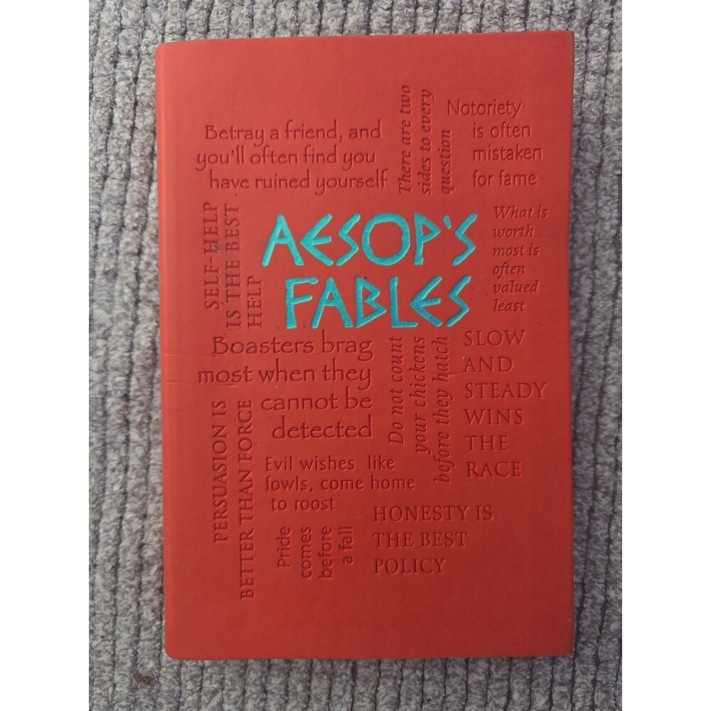 Aesop's Fables by Aesop Hardcover English Fables Short Stories Ages 9-12